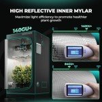 MARS HYDRO 5x5 Grow Tent with High Reflective Mylar