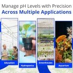 Bluelab pH Controller Wi-Fi 24/7 Reservoir Monitoring for pH with Automated Nutrient Dosing, Edenic Integration, Replaceable Probes Safety Features Optimal for Hydroponics & Indoor Plants
