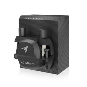 AC Infinity Peristaltic Dosing Pump, 10-Level Control with Adjustable 21-210 mL/min High Flow Rate, Roller Pump for Hydroponics, Aquariums, Scientific Labs