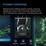 AC Infinity Peristaltic Dosing Pump, 10-Level Control with Adjustable 21-210 mL/min High Flow Rate, Roller Pump for Hydroponics, Aquariums, Scientific Labs
