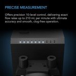 AC Infinity Peristaltic Dosing Pump, 10-Level Control with Adjustable 21-210 mL/min High Flow Rate, Roller Pump for Hydroponics, Aquariums, Scientific Labs