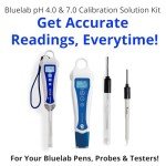 Bluelab pH 4.0 & 7.0 Calibration Solution Kit - pH Meter & pH Pen Calibration for Balanced Nutrient Solution NIST Traceable | Hydroponics, Gardening & Growing Tents (500 ml/ 16.9 Fl Oz Each)