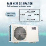 VEVOR 1.5 HP Hydroponic Aquarium Chiller System