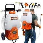 PetraTools 6.5 Gallon Backpack Sprayer with Cart