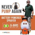 PetraTools 6.5 Gallon Backpack Sprayer with Cart