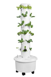 ALTO GARDEN GX Hydroponic Tower | Vertical Planter Tower | Hydroponics Growing System Kit | Food Grade with 24 Net Pots (Without Lights)