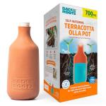 Back to the Roots Self-Watering Terracotta Olla Pot, 700mL Provides 1 Week of Precision Watering