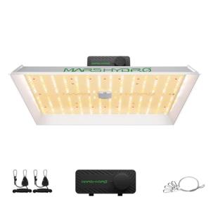 MARS HYDRO TS1000 150W LED Grow Light for Indoor Plants, with Patented Reflector, 5 Levels Dimmable Lights Daisy Chain Full Spectrum Growing Lamps for Seedlings Veg Bloom in 2x2/3x3 Grow Tent