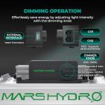 MARS HYDRO TS1000 150W LED Grow Light for Indoor Plants, with Patented Reflector, 5 Levels Dimmable Lights Daisy Chain Full Spectrum Growing Lamps for Seedlings Veg Bloom in 2x2/3x3 Grow Tent