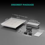 MARS HYDRO TS1000 150W LED Grow Light for Indoor Plants, with Patented Reflector, 5 Levels Dimmable Lights Daisy Chain Full Spectrum Growing Lamps for Seedlings Veg Bloom in 2x2/3x3 Grow Tent