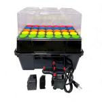 Aeroponic Cloner Machine, Cloning Machine 35 Site for Cutting Rooting Germination Kit Using 1.625 inch Neoprene Clone Inserts