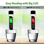 TDS Meter, 3 in 1 TDS, EC & Temperature Meter, Drinking Water PPM Meter, Digital Water Testing Kits, no Installation Needed