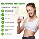 TDS Meter, 3 in 1 TDS, EC & Temperature Meter, Drinking Water PPM Meter, Digital Water Testing Kits, no Installation Needed