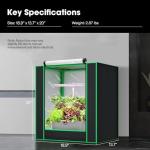 VIVOSUN Small Indoor Grow Tent for Hydroponics