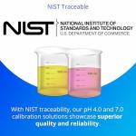 Bluelab pH 4.0 & 7.0 Calibration Solution Kit - pH Meter & pH Pen Calibration for Balanced Nutrient Solution NIST Traceable | Hydroponics, Gardening & Growing Tents (500 ml/ 16.9 Fl Oz Each)