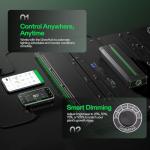 VIVOSUN VS4000 LED Grow Light with Full Spectrum Diodes & Brand Driver Dimmable Sunlike Lights for Seedling Veg & Bloom Plant Grow Lamp for 4x4/5x5 Grow Tent