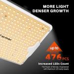 Spider Farmer 2025 SF1000D LED Grow Lights with Samsung LM301B Diodes Full Spectrum Grow Light for Indoor Plants Veg/Bloom Growing Lamps in Grow Tent