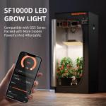 Spider Farmer 2025 SF1000D LED Grow Lights with Samsung LM301B Diodes Full Spectrum Grow Light for Indoor Plants Veg/Bloom Growing Lamps in Grow Tent