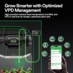 VIVOSUN AeroZesh G4 Inline Duct Fan, Quiet 4" 195 CFM Ventilation Exhaust Fan w/EC Motor and GrowHub E42A Temperature Humidity WiFi-Controller for Heating Cooling Booster, Grow Tents, Hydroponics