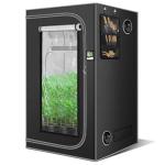 4x4 Indoor Grow Tent with Thermohygrometer & Organizer