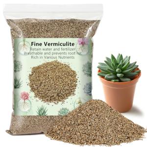 Sukh 14.6OZ Vermiculite - Organic Vermiculite for Gardening Plants Fine Horticultural Soil Amendments Bulk Additive Perfect Potted and Garden Professional Grade 1-3mm