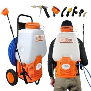 PetraTools 6.5 Gallon Backpack Sprayer with Cart