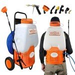 PetraTools 6.5 Gallon Backpack Sprayer with Cart