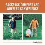 PetraTools 6.5 Gallon Backpack Sprayer with Cart