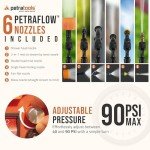 PetraTools 4-Gallon Battery Backpack Sprayer with Nozzles