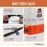 PetraTools 4-Gallon Battery Backpack Sprayer with Nozzles