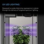 AC Infinity IONBEAM U4, Targeted Spectrum UV LED Grow Light Bars 11”, 4-Bar Lighting Kit with 365nm and 395nm Diodes, Digital Dimming Schedule Controller, for Indoor Plants, Grow Tents, Greenhouses