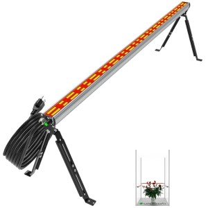 Plant Grow Light, UPDAYDAY IR1000 Red Supplemental 650-665NM LED Growing Light bar Dimmable 40" 366LEDs Grow Lamp for Indoor Plants Bloom Flowe
