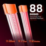 Spider Farmer SUPP-IR16 LED Grow Light Bars, 730-745nm IR Supplemental Light for Indoor Plants, 2X2, 3X3, 4X4 Grow Tents, Daisy Chain Infrared Bar Set, 23.6" Long