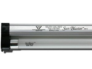 SunBlaster 0900172 T5HO 24 Inch 24 Watt High Output Fluorescent Strip Light Fixture Grow Lighting Kit, 2 Foot