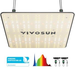 VIVOSUN VS1000 LED Grow Light with Full Spectrum Diodes & Sosen Driver Dimmable Lights Sunlike for Indoor Plants Seedling Veg and Bloom Lamps for 2x2/3x3 Tent