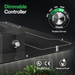 VIVOSUN VS4000 LED Grow Light with Full Spectrum Diodes & Brand Driver Dimmable Sunlike Lights for Seedling Veg & Bloom Plant Grow Lamp for 4x4/5x5 Grow Tent