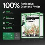 VIVOSUN S425 4x2 Grow Tent with Viewing Window