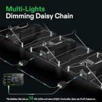 VIVOSUN VS1000 LED Grow Light with Full Spectrum Diodes & Sosen Driver Dimmable Lights Sunlike for Indoor Plants Seedling Veg and Bloom Lamps for 2x2/3x3 Tent