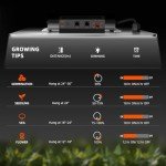 Spider Farmer 2024 New SF1000 LED Grow Light with Samsung LM301H EVO High Efficiency & Dimmable Lighting Full Spectrum Grow Light for Indoor Plants