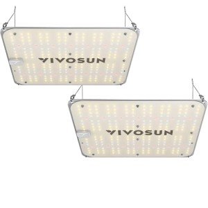VIVOSUN 2-Pack VS1000E LED Grow Light with Full Spectrum Diodes, Sunlike Plant Light for Indoor Plants Seedling Veg and Bloom in 2x2/3x3 Grow Tents Greenhouses