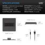 AC Infinity IONBOARD S22, LED Grow Light Board with Samsung LM301H Diodes, Deeper Penetration Full Spectrum Lighting, for Veg Bloom Indoor Plants in Grow Tents Greenhouses (2x2)