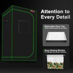 48"x24"x60" Hydroponic Grow Tent with Window