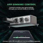 MARS HYDRO 2025 New Version FC-E4800 Foldable LED Grow Light 4x4ft Full Spectrum Grow Light Bar 480Watt Plant Growing Light Remote Control