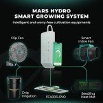 MARS HYDRO FC4000 Samsung LM301H EVO Bar LED Grow Light 2x4, 765 Diodes with Smart Controller 320W Full Spectrum Daisy Chain Dimmable Commercial Plant Grow Lights for Indoor Growing