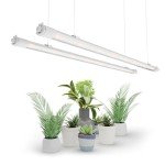 MARS HYDRO VG80, 4ft Led Grow Lights for Indoor Plants, 5000K Full Spectrum, 2x4 Coverage, IP65 Waterproof Linkable Under Canopy Plant Light Strip for Seedling Veg Flower (2x40W, 450W Equivalent)