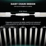 MARS HYDRO VG80, 4ft Led Grow Lights for Indoor Plants, 5000K Full Spectrum, 2x4 Coverage, IP65 Waterproof Linkable Under Canopy Plant Light Strip for Seedling Veg Flower (2x40W, 450W Equivalent)