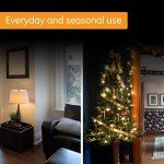 GE 24-Hour Mechanical Outlet Timer with 2 Grounded Sockets - Indoor Use for Lights & Appliances, Daily ON/OFF Cycle, 2-Pack (46211)
