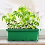 MIXC 10 Packs Seed Starter Tray Seed Starter Kit with Humidity Dome (120 Cells Total Tray) Seed Starting Trays Plant Starter Kit and Base Mini Greenhouse Germination Kit for Seeds Growing Starting
