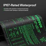 VIVOSUN 10"x 20.75" Seedling Heat Mat and Digital Thermostat Combo Set, UL & MET-Certified Warm Hydroponic Heating Pad for Germination, Indoor Gardening, Greenhouse