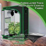 Indoor Hydroponic Grow Tent 48"x24"x60" with Window